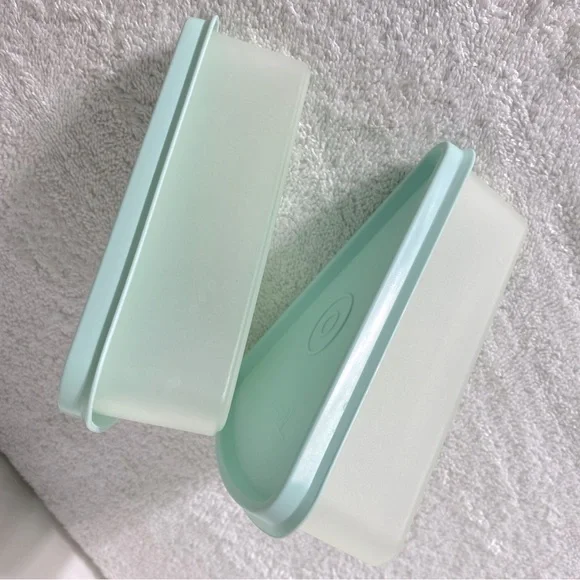 Tupperware Light Blue & Transparent Container Set 9pc - Picture 5 of 16